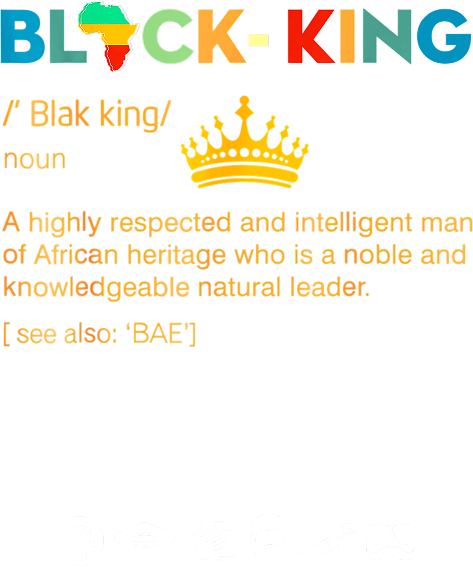 Black King Defined - Men's Tee