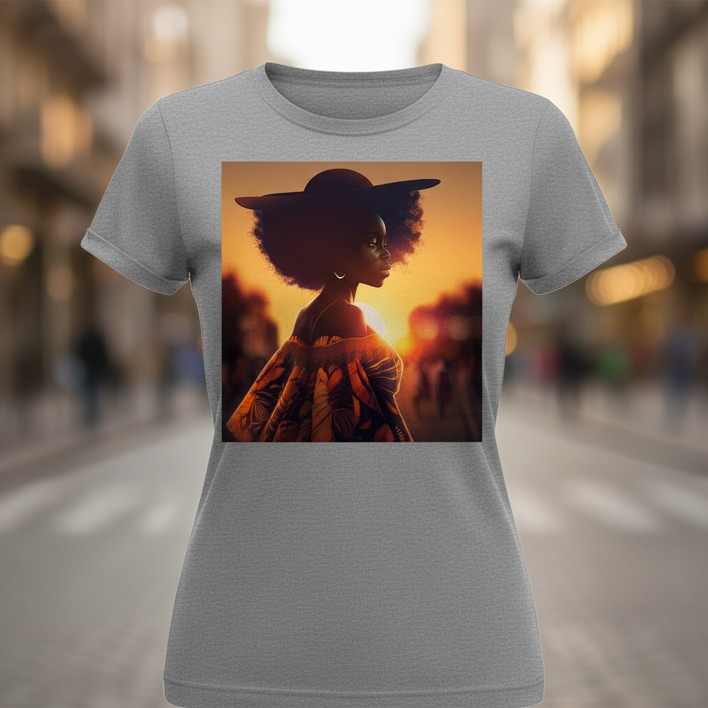 Sunkissed Beauty Women's Tee mockup
