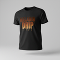Melanin Drip men's tee ghost mannequin mockup